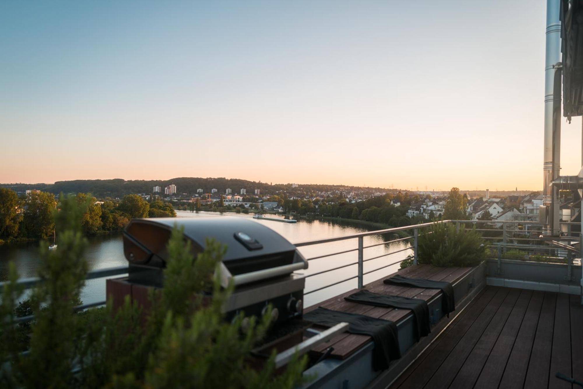 Penthouse Wohnung Mit Schoenem Moselblick In Metternich Koblenc Exteriér fotografie