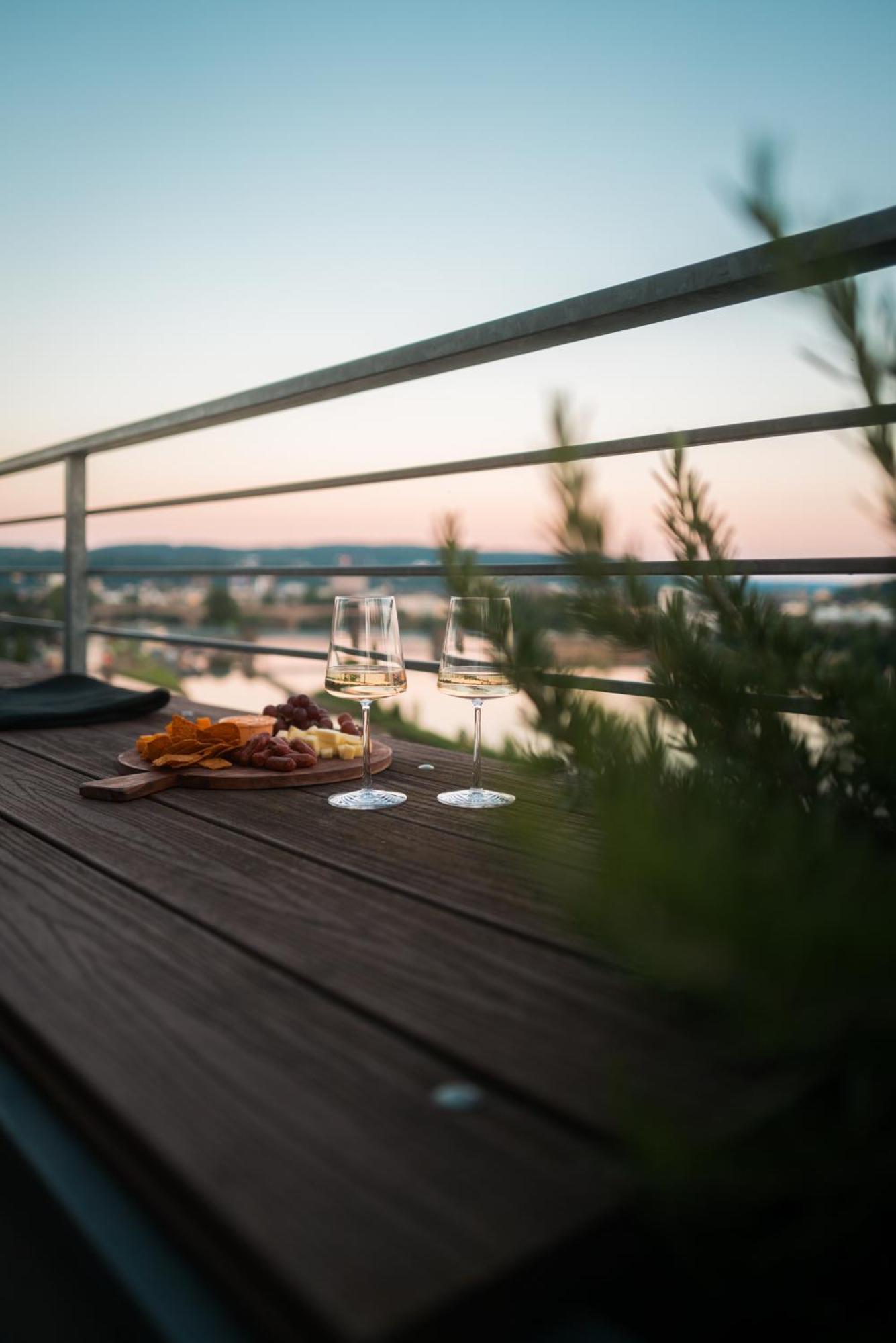 Penthouse Wohnung Mit Schoenem Moselblick In Metternich Koblenc Exteriér fotografie