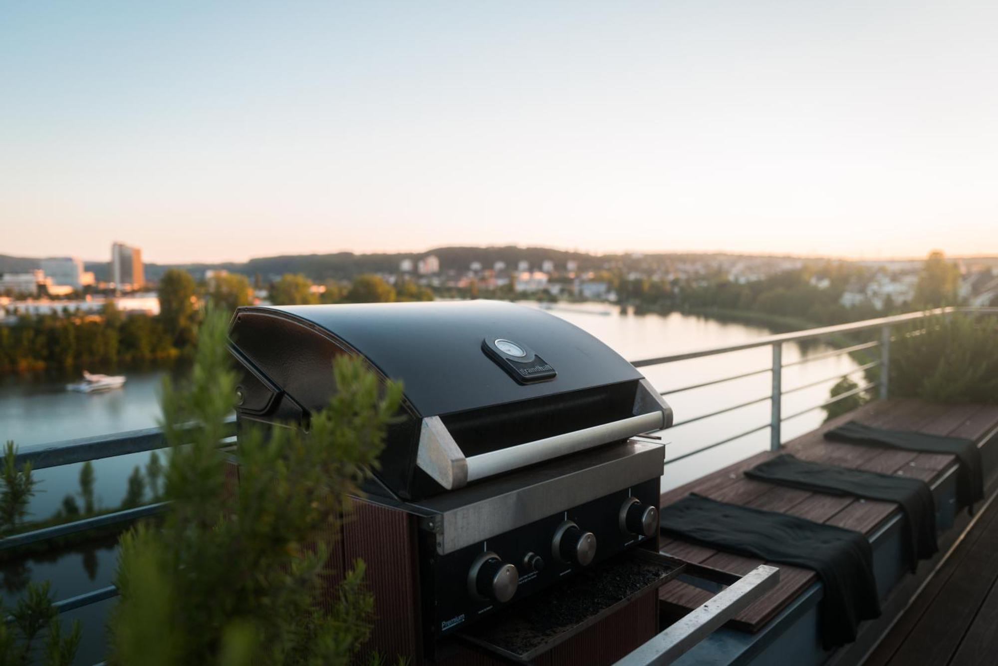 Penthouse Wohnung Mit Schoenem Moselblick In Metternich Koblenc Exteriér fotografie