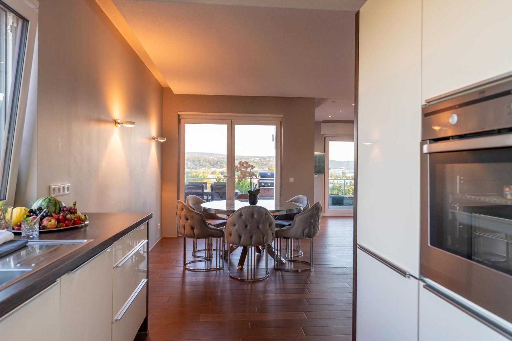 Penthouse Wohnung Mit Schoenem Moselblick In Metternich Koblenc Exteriér fotografie