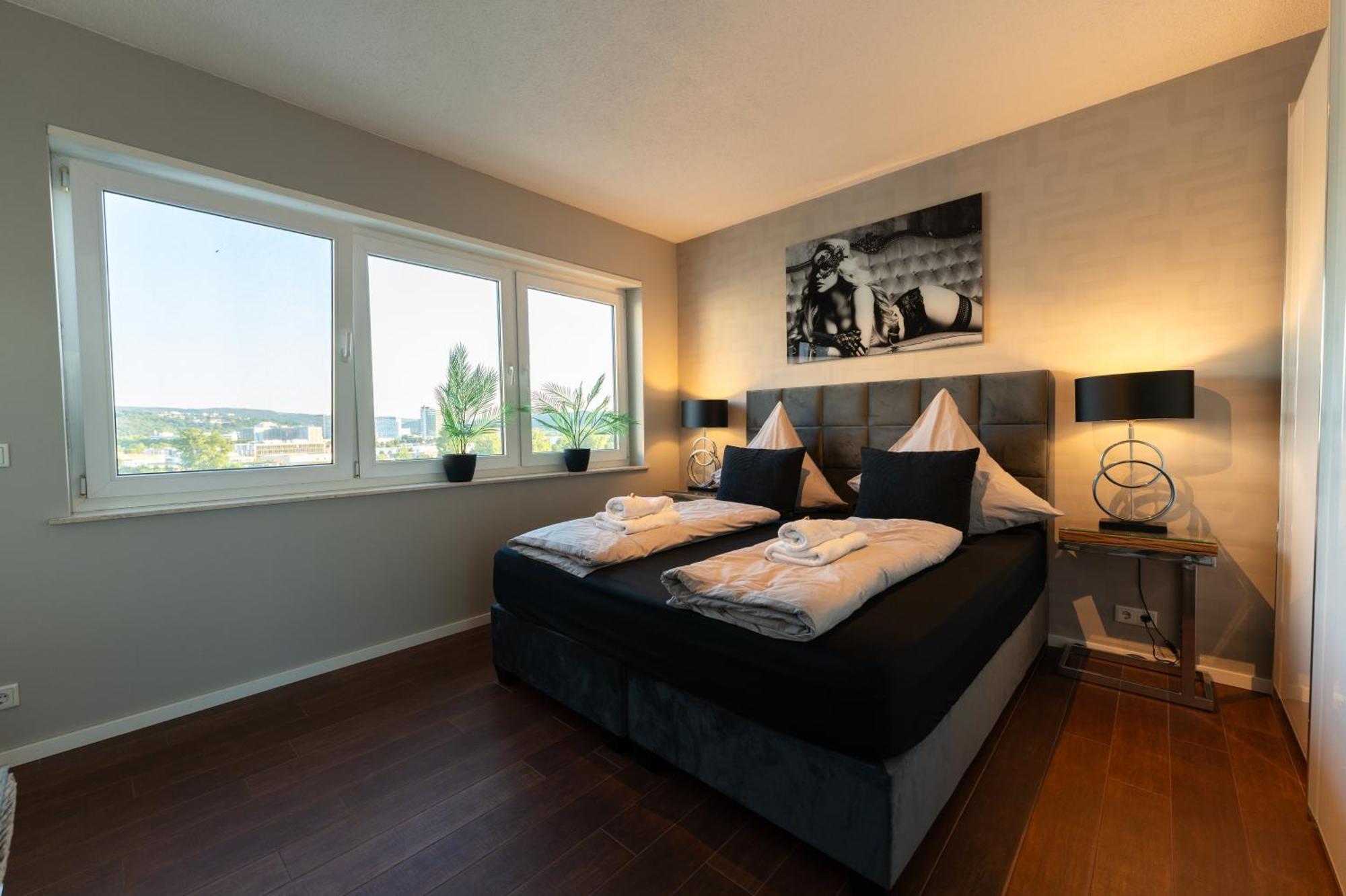 Penthouse Wohnung Mit Schoenem Moselblick In Metternich Koblenc Exteriér fotografie
