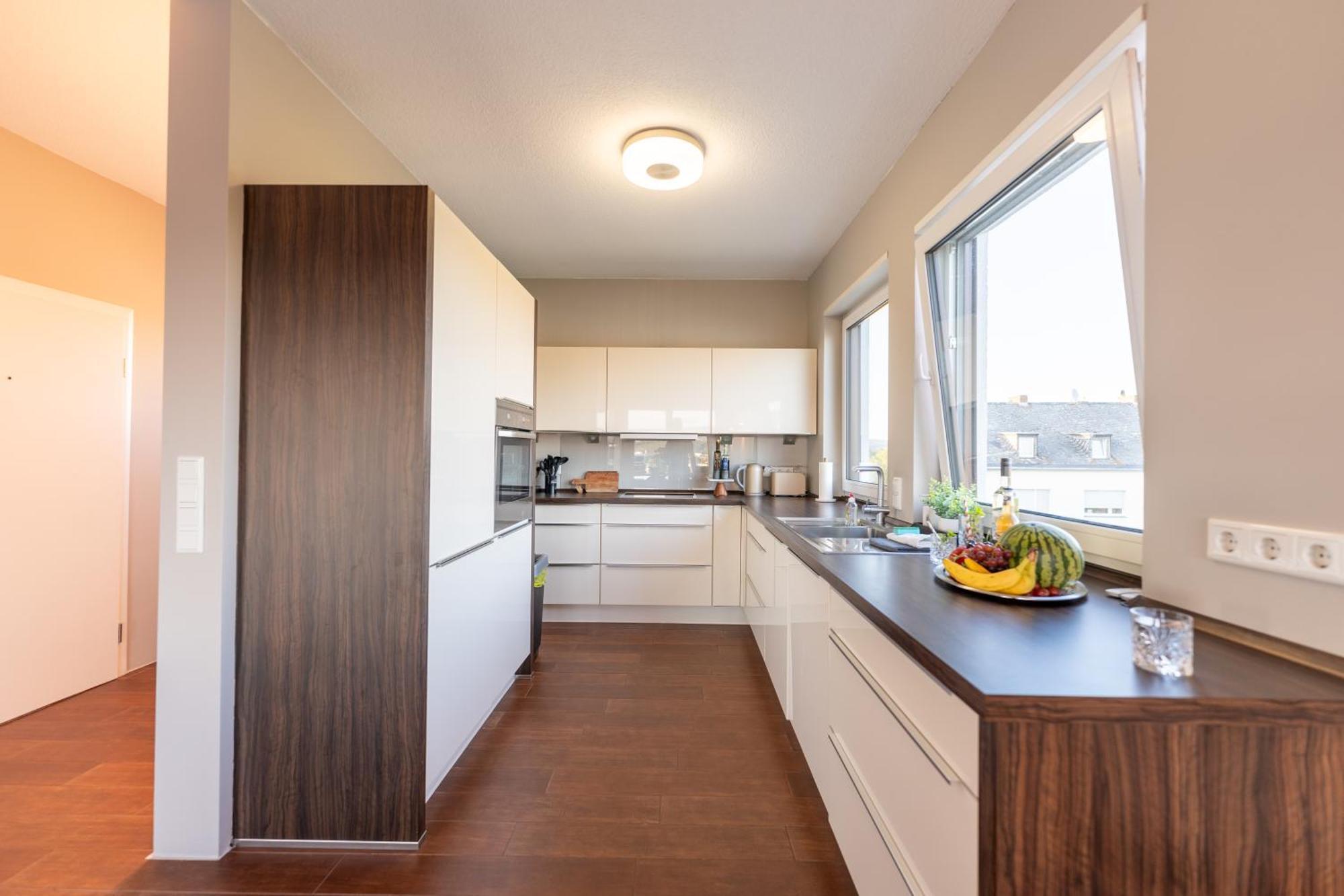 Penthouse Wohnung Mit Schoenem Moselblick In Metternich Koblenc Exteriér fotografie