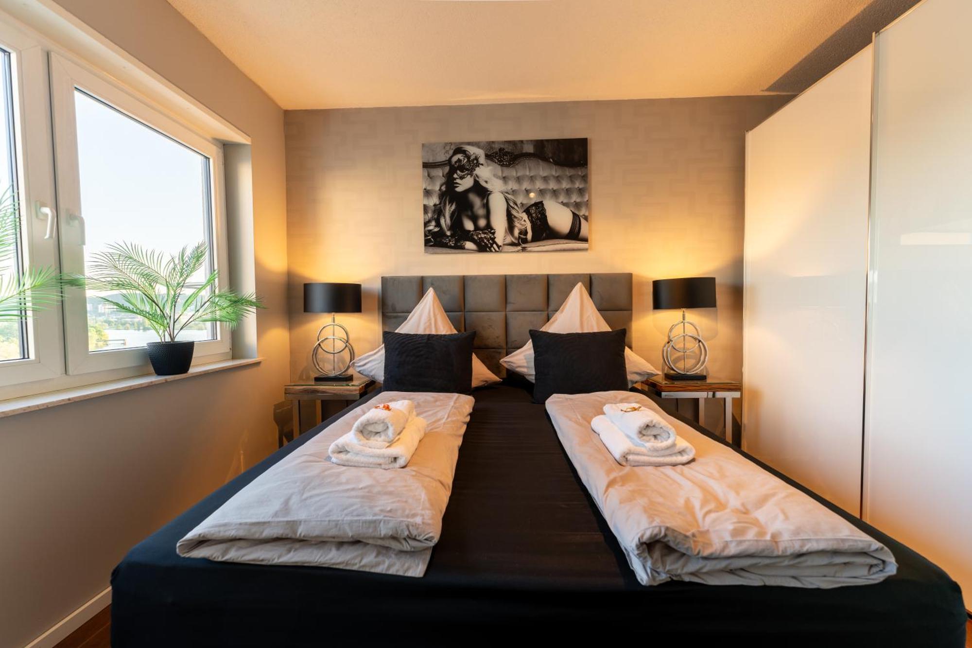 Penthouse Wohnung Mit Schoenem Moselblick In Metternich Koblenc Exteriér fotografie